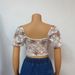 Women's Clothing Hot Girl Style Sexy Lace Flower Perspective Fishbone Short Sleeved Irregular Tops For Women_ecoleips.com
