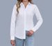 Verve Plus Size Polo Collar Women's Shirt Loose Fashionable Elegant Solid Color Style_ecoleips.com