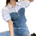 Women's Clothing Design Niche Spring And Summer New French Retro Slim Fit Short Sleeved Top_ecoleips.com