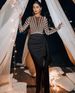 Women's Clothing Long Sleeve Hip Dress_ecoleips.com