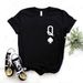 Eurean And American Cross-border Foreign Trade Women's Clothing, Simple Letter Print Round-neck Short-sleeve T-shirt_ecoleips.com