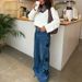 Women's Casual Straight Leg Jeans Five-Pointed Star Design Fashion Denim 2026 European And American Style Loose Fit_ecoleips.com