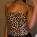 Aria Basics Aria Basics 51921 European And American Cross-Border Leopard Print Sequin High-Waisted Camisole Foreign Trade Chest Wrap Zipper Sexy_ecoleips.com