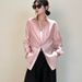Tencel Acetate Linen Women's Shirt Comfortable Textured Loose Fit Versatile Sun Protective Top_ecoleips.com