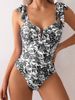Women's Clothing Women's Swimwear Beach Vacation One Piece Swimsuit_ecoleips.com