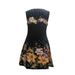 2025 European And American Foreign Trade Cross-Border New Summer Sleeveless Floral Print Dress_ecoleips.com