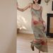 PC142 Cross-border Bestseller Camisole With Gradient Print, French Style, Oil Painting Design, Comfortable Travel_ecoleips.com