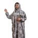 New Plus Size Women's Muslim Traditional Scarf Integrated Prayer Robe Fashion 3D Digital Print_ecoleips.com