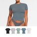 Women's Clothing Skim Official Website Same Short Sleeved T Shirt Cotton Jersey Sexy Tight Round Neck Casual Short Sleeved Cross Border_ecoleips.com