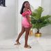 Women's Clothing Sexy One Shoulder Lace Waist Hip Hugging Slim Shorts Two Piece Set_ecoleips.com