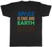 Women's T-Shirts Space Fake Mens T-Shirt And The Earth Is Flat Tee Gift_ecoleips.com
