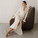 Women's Clothing Solid Color Long Sleeve Button Jacket Skirt Fashion Suit_ecoleips.com