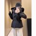 girl Girl Girl 2025 Winter Women's Jacket With Lace-Up Waist And Fox Fur Collar, New White Duck Down Coat, Parka Style_ecoleips.com
