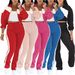 Women's Zip-Up Track Jacket & Jogger Pants Set - Stylish Color-Block Design, Breathable Polyester Blend, Casual & Workout Outfit_ecoleips.com