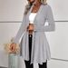 Women's Clothing ( Long Sleeved Cardigan Jacket Mid Length Knitted Sweater Spring Autumn Winter_ecoleips.com