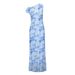 AD194 Cross-border European And American New Fashion Stylish Sexy Printed Waist-cinching Mesh Bodycon Cheongsam Fishtail_ecoleips.com