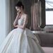 Elegant Strapless Wedding Dress – French-Inspired Vintage Lace Gown With Detachable Train, Plus Size & Petite Friendly, Romantic Boho Bridal Gown_ecoleips.com