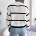 2026 New Knitted Half Turtleneck Pullover Top European And American Style Women's Sweater For Outerwear Striped_ecoleips.com
