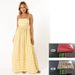 Spring/Summer Dress For Women Style Versatile Striped Spaghetti Strap Backless Full Skirt Dress_ecoleips.com