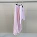 Elegant Two-Piece Set: Embellished Pleated Maxi Skirt & Top, Waist-Defining Outfit For Women, Soft Pink_ecoleips.com