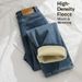 High-Quality Thickened Fleece-Lined Straight-Leg Jeans 2025 Autumn/Winter Warm Slim-Fit Cigarette Pants For Petite Women_ecoleips.com