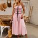 AD342 Brand 2025 Summer Princess Style Fresh Sweet Women's With Straps And Off-Shoulder Neckline Fairy Dress_ecoleips.com