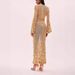 Spring Autumn New Arrival V Neck Knit Long Dress Fashion Slimming Elegant Womens Casual Formal Party Evening Midi Dress_ecoleips.com