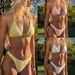 European And American Sexy Ins Floral Embroidery Lace Hollow out Two Piece Swimsuit Bikini Cross Border Women's Clothing Swimwear_ecoleips.com