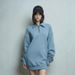 Women's British Style Zip-Up Hoodie Dress With Stand Collar - Fall & Winter Fashion Casual Tunic Sweater Dress (Black, White, Khaki, Peacock Blue)_ecoleips.com