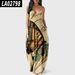 Women's Clothing Suspender Long Skirt Butterfly Print Digital Print Temperament Street Dress_ecoleips.com