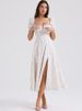 Best-Selling French Wholesale Foreign Trade Women's Clothing High-End Elegant Floral Fashionable Vacation Dress_ecoleips.com