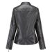 Women's Clothing Leather Jacket Women's Temperament Large Size Stand Collar PU Leather Women's Leather Jacket Women's Leather Coat_ecoleips.com