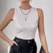 2024 Spring Summer Cross-Borde's New Sequin Solid Color Slim Fit Personality Vest Fashion Casual Small T-Shirt_ecoleips.com