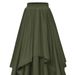 K European And American Style Halloween Costume For Women: Irregular Midi Skirt With Elastic Waist._ecoleips.com