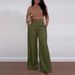 Elegant High-Waisted Wide Leg Trousers for Women Flowy Straight Cut Dress Pants Business Casual Chic Daily Wear_ecoleips.com