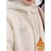 Plus Size Fleece-Lined Thickened Hooded Sweatshirt Jacket For Women, Spring Slimming And Concealing Korean Style Loose_ecoleips.com