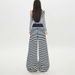 Autumn Winter Striped Loose Comfortable Long American-style Blue And White Drawstring Elastic Casual Pants, Stylish_ecoleips.com