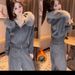 Women's Fleece Lined Thickened Two Piece Set Casual Fashionable Autumn Winter Hooded Sweatshirt Wide Leg Pants Heavy Duty Sequined_ecoleips.com