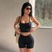Women's Y2K Style Sports Tank Top Yoga Shorts Set Cross Border E-commerce European And American Summer Clothing 2026_ecoleips.com
