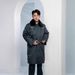 girl Girl Workwear Thickened Security Cotton Jacket Cold-Proof Clothing Winter Multi-Functional Mid-Length Coat_ecoleips.com