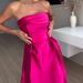 K New Design Sense Patchwork Round Sexy Strapless High Waisted Dress Evening Gown_ecoleips.com