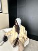 2025 New High-End Elegant Khaki Woolen Blazer Women, Loose Fit, Slimming, Unique And Versatile For Autumn_ecoleips.com