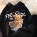 Women's Clothing Versatile Casual Hooded Jacket For Men And Women In Autumn And Winter Simple Bear Sweatshirt Couple Wear Loose_ecoleips.com