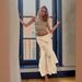 High-end Satin For Women, With A Unique Design, Lace Detailing, Sexy And Elegant Style, Mid-length Skirt_ecoleips.com
