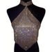 Aria Basics Aria Basics New European And American Summer Women's Clothing For Cross-border : Metallic Rhinestone Tank Top, Sexy Nightclub_ecoleips.com