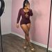 K European And American Style New Personalized Street Sexy Hot Girl Deep V Low Cut Solid Color Slim Fit Jumpsuit_ecoleips.com