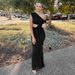 European And American Style Women's Clothing New Fashion Elegant Solid Color Oblique Collar Sleeveless Ribbon Dress_ecoleips.com