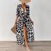 Sexy Leopard Print Beach Cover-Up – Batwing Sleeve Mesh Kimono With Tie-Waist, Lightweight Sheer Polyester, Upf 30+ Sun Protection (Black, S/M/L/Xl)_ecoleips.com