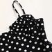 Women's Slim Fit Backless Polka Dot Dress European American Style Autumn French Temperament Cross Border New Clothing Suspender Style_ecoleips.com