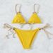 Women's Clothing New Swimsuit Women's Bikini Two Piece Sexy Lace Up Beach Vacation Swimsuit_ecoleips.com